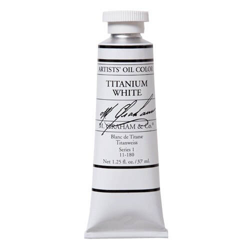 M. Graham & Co., Artists', Oil Paint, 1.25oz, Titanium White